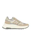 Hogan Leather Sneakers With Chunky Rubber Sole In White