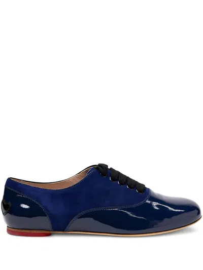 Hogan Patent Heart Detail Oxford Shoes