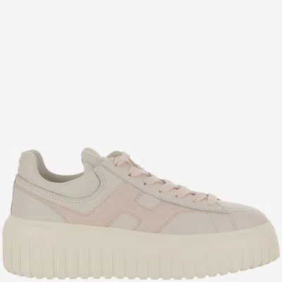 HOGAN PINK TWO-TONE SNEAKERS