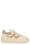 Hogan Platform Polyamide Sneaker In White