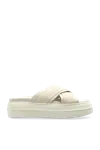 Hogan Leather Slides