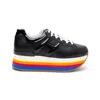 Hogan Platform Sandals In Multi