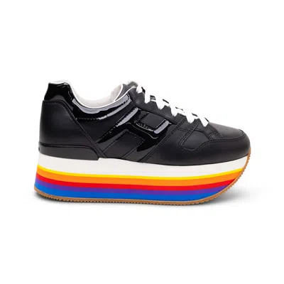 Hogan Platform Sandals In Multi