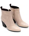 Hogan Pointed-toe Leather Bootie In Brown