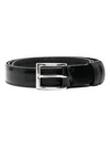 Hogan Adjustable Double Belt 30 Mm In Black