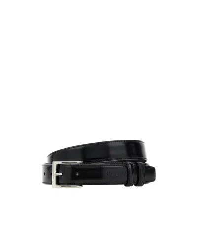 HOGAN HOGAN SQUARE BUCKLE BELT