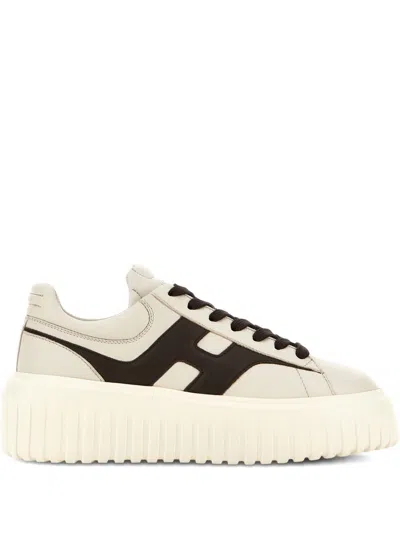 Hogan Pre H-stripes Leather Sneakers