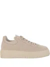 Hogan Pre H-stripes Leather Sneakers In Neutral