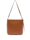 Hogan Pre Hocket Medium Leather Hobo Bag In Brown