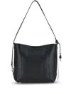 Hogan Pre Hocket Small Leather Hobo Bag In Black