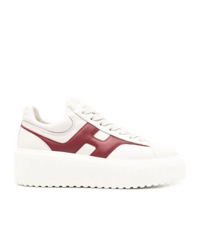 Hogan Pre Strap-up Sneakers In White