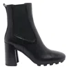 Hogan Pump Booties With Block Heel And Elastic Side Panels In Black