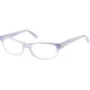 Hogan Purple Plastic Frames In Purple