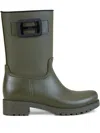 Hogan Leather Rain Boot