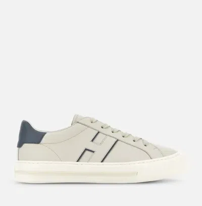 Hogan Rebel Leather Trainers With Memory Foam Insole In White