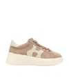 Hogan Women's Rebel H564 - Sneakers In Nude