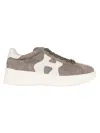 Hogan Rebel Suede Lace-up Sneakers Upper