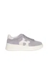 Hogan Rebel H564 Platform Sneakers In Grey