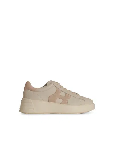 Hogan 'rebel H562' White Leather Sneakers