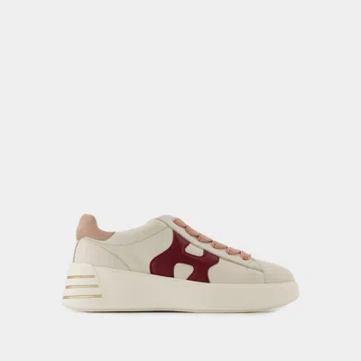 HOGAN SNEAKERS REBEL H564 - HOGAN - CUIR - BEIGE
