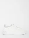 Hogan Leather Sneakers With Glittered Patch In Multi