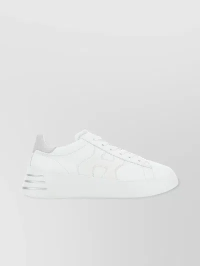 HOGAN REBEL LOW-TOP LEATHER SNEAKERS