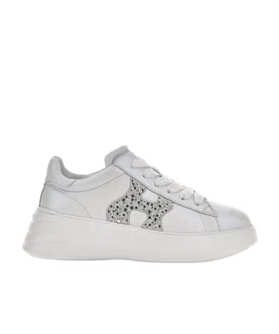 Hogan Rebel Low-top Sneakers In White