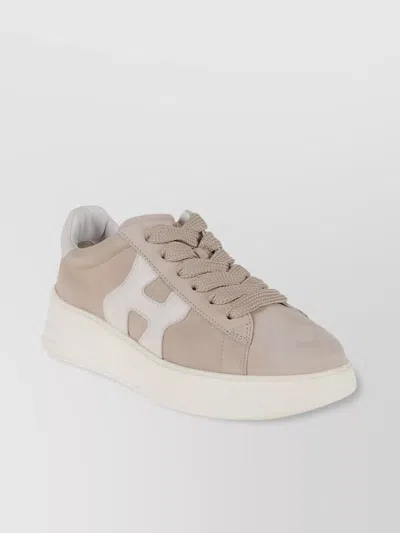 HOGAN REBEL PLATFORM SUEDE SNEAKERS GROOVES
