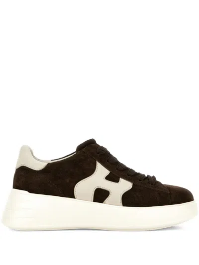 Hogan Rebel Sneakers In Brown