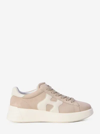 Hogan Rebel Sneakers In Beige