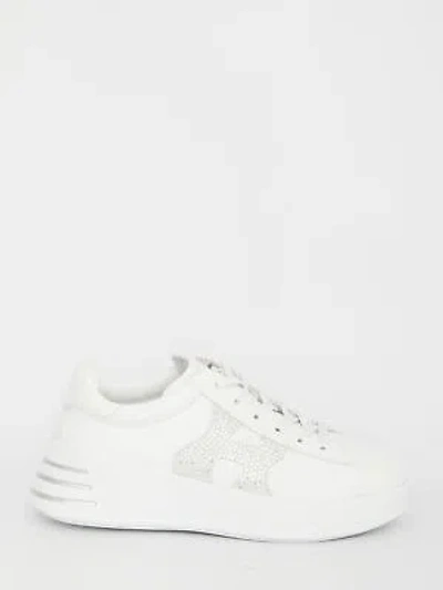 Pre-owned Hogan Rebel Sneakers In Bianco