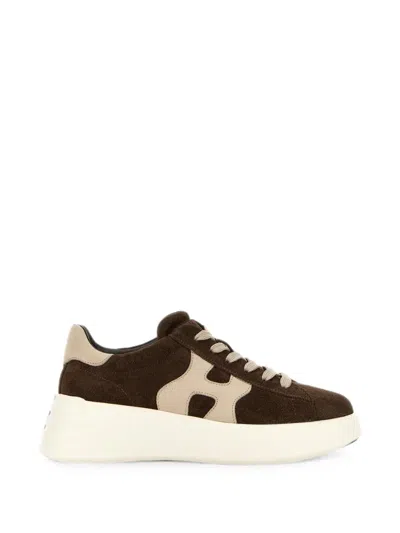 Hogan Rebel Sneakers In Brown