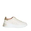 Hogan Elevated Laced Flat Shoes With Sleek Design And Comfortable Fit In White
