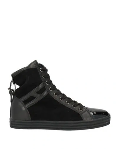 Hogan Rebel Woman Sneakers Black Size 6 Leather
