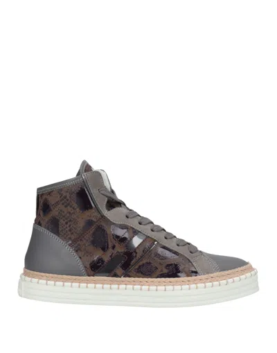 Hogan Rebel Sneakers In Grey