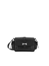 Hogan Rectangular Black Bag With Structured Silhouette In Black