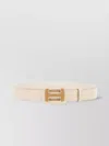 Hogan Rectangular Buckle Leather Belt