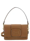Hogan Mini Rectangular H-handbag Crossbody In Cognac