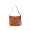 Hogan Pre Hocket Medium Leather Hobo Bag In Brown