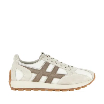 Hogan Retro-inspired Sneakers With Suede Overlays In Multi