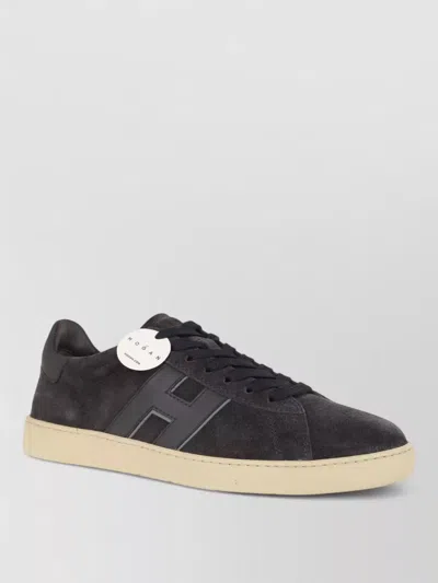 Hogan Retro-inspired Sneakers With Memory Foam Footbed In Black