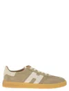 Hogan Retrospective Suede Sneakers With Nappa Leather Detail In Multi