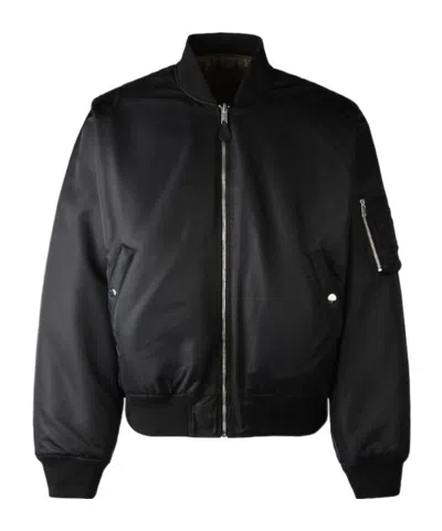 Hogan Reversible Bomber Jacket In Black