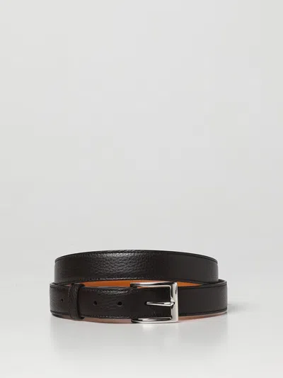 Hogan Reversible Leather Belt In Black
