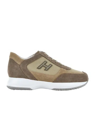 Hogan Round Head Low-cut Casual Shoes In Multicolor