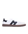 Hogan Round Head Low-cut Casual Shoes In White