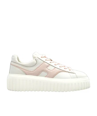 Hogan Round-head Sneakers In White