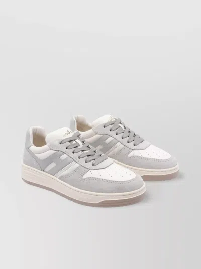 Hogan Round Toe Low Top Sneakers
