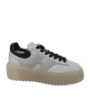 Hogan H-stripes Sneakers In White