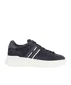Hogan H580 Lace-up Sneakers With Distinctive Leather Logo In Multi